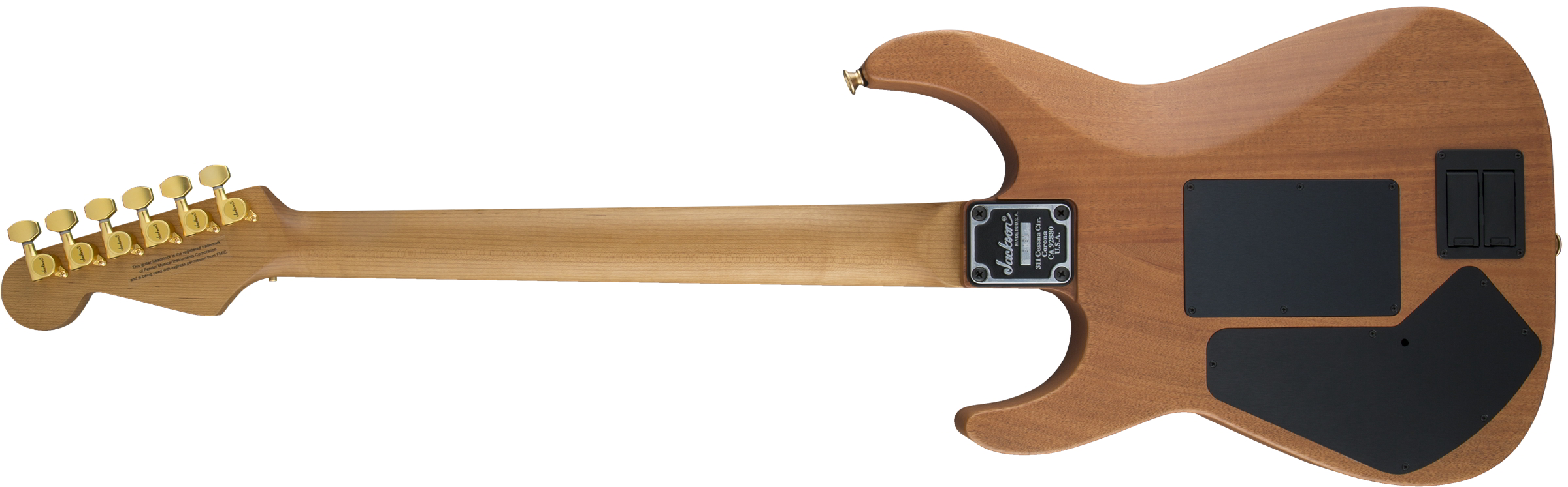 USA Signature Phil Collen PC1 Satin Stain, Caramelized Flame Maple Fingerboard, Satin Transparent Green背面画像 USA Signature Phil Collen PC1 Satin Stain, Caramelized Flame Maple Fingerboard, Satin Transparent Green背面画像
