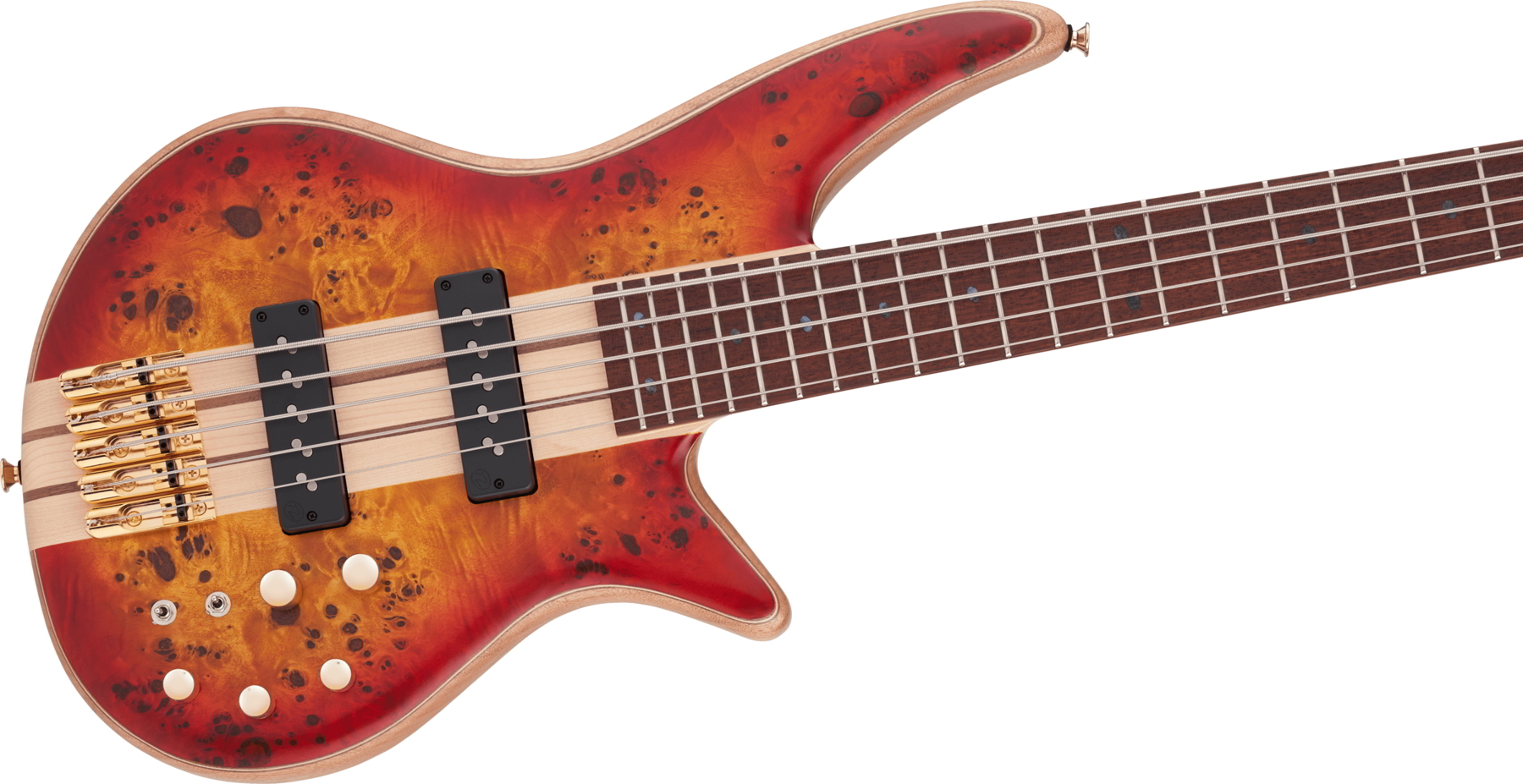 Pro Series Spectra Bass SBP V, Caramelized Jatoba Fingerboard, Transparent Cherry Burst追加画像 Pro Series Spectra Bass SBP V, Caramelized Jatoba Fingerboard, Transparent Cherry Burst追加画像
