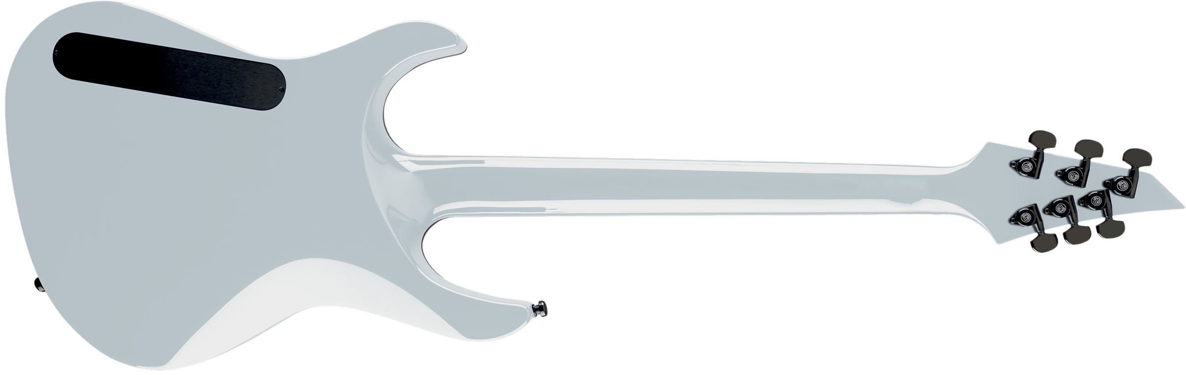 USA Signature Chris Broderick Soloist HT6, Ebony Fingerboard, Transparent White背面画像 USA Signature Chris Broderick Soloist HT6, Ebony Fingerboard, Transparent White背面画像