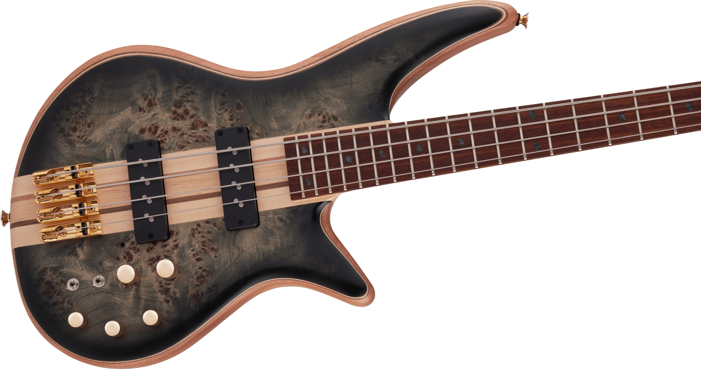 Pro Series Spectra Bass SBP IV, Caramelized Jatoba Fingerboard, Transparent Black Burst追加画像 Pro Series Spectra Bass SBP IV, Caramelized Jatoba Fingerboard, Transparent Black Burst追加画像