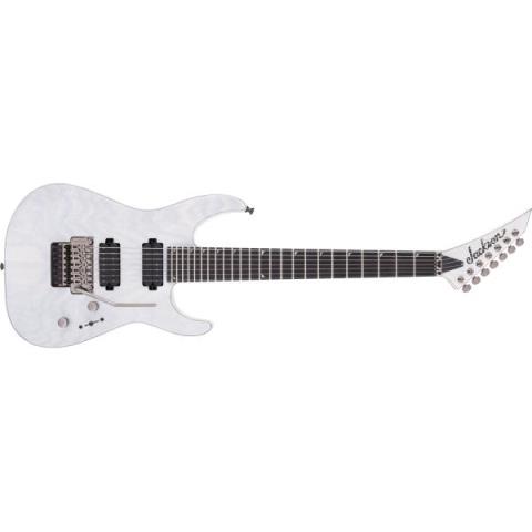 Jackson-エレキギターPro Series Soloist SL7A MAH, Ebony Fingerboard, Unicorn White