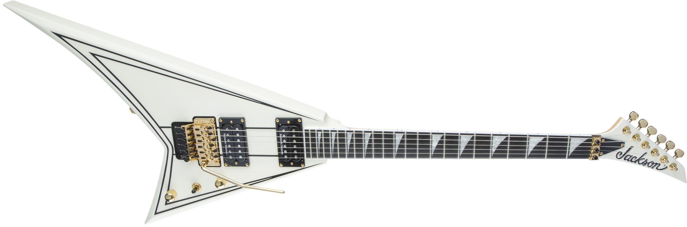 Pro Series Rhoads RR3, Ebony Fingerboard, Ivory with Black Pinstripes追加画像 Pro Series Rhoads RR3, Ebony Fingerboard, Ivory with Black Pinstripes追加画像