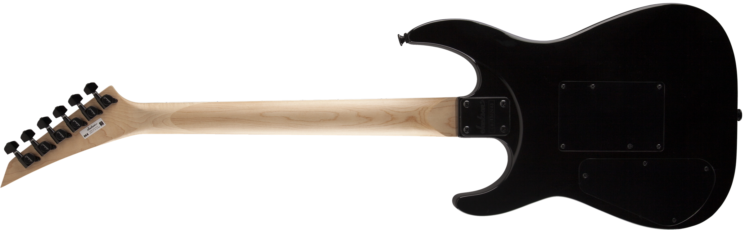 JS Series Dinky Arch Top JS32 DKAM, Maple Fingerboard, Gloss Black背面画像 JS Series Dinky Arch Top JS32 DKAM, Maple Fingerboard, Gloss Black背面画像