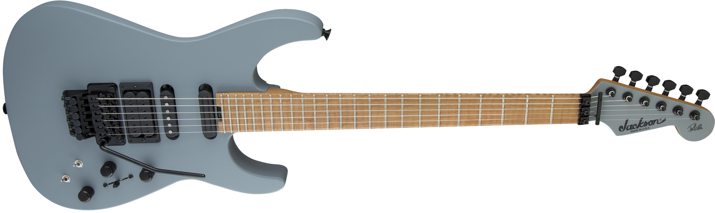 USA Signature Phil Collen PC1 Matte, Caramelized Flame Maple Fingerboard, Satin Gray追加画像 USA Signature Phil Collen PC1 Matte, Caramelized Flame Maple Fingerboard, Satin Gray追加画像