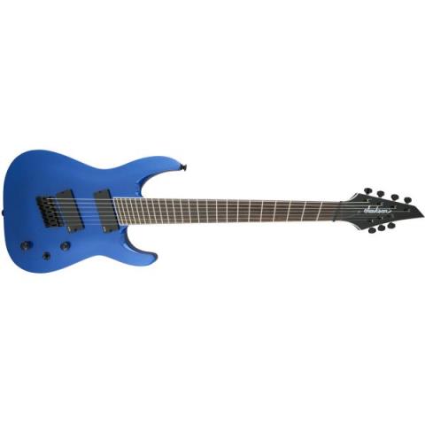 Jackson-エレキギターX Series Soloist Arch Top SLAT7 MS, Laurel Fingerboard, Multi-Scale, Metallic Blue