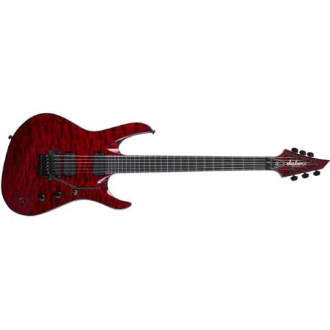 Jackson-エレキギターUSA Signature Chris Broderick Soloist 6, Ebony Fingerboard, Transparent Red