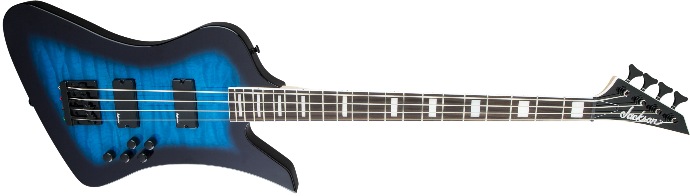 JS Series Kelly Bird JS3Q, Amaranth Fingerboard, Transparent Blue Burst追加画像 JS Series Kelly Bird JS3Q, Amaranth Fingerboard, Transparent Blue Burst追加画像