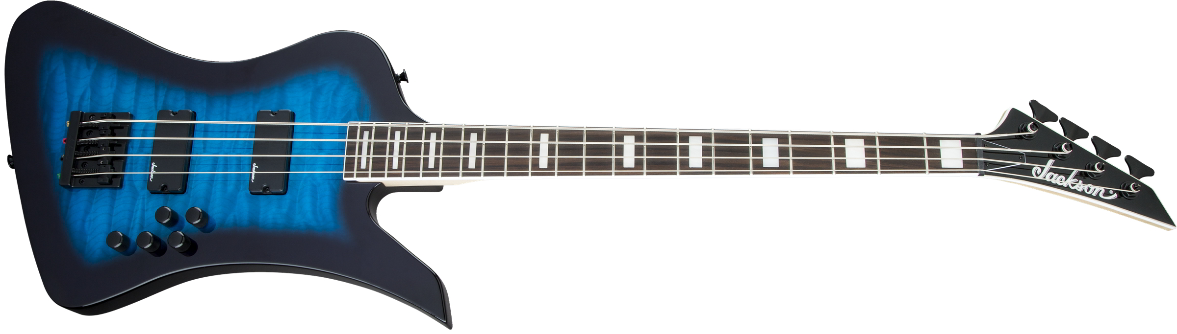JS Series Kelly Bird JS3Q, Amaranth Fingerboard, Transparent Blue Burst追加画像 JS Series Kelly Bird JS3Q, Amaranth Fingerboard, Transparent Blue Burst追加画像