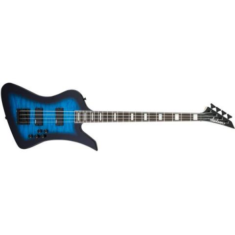 Jackson-JS Series Kelly Bird JS3Q, Amaranth Fingerboard, Transparent Blue Burst