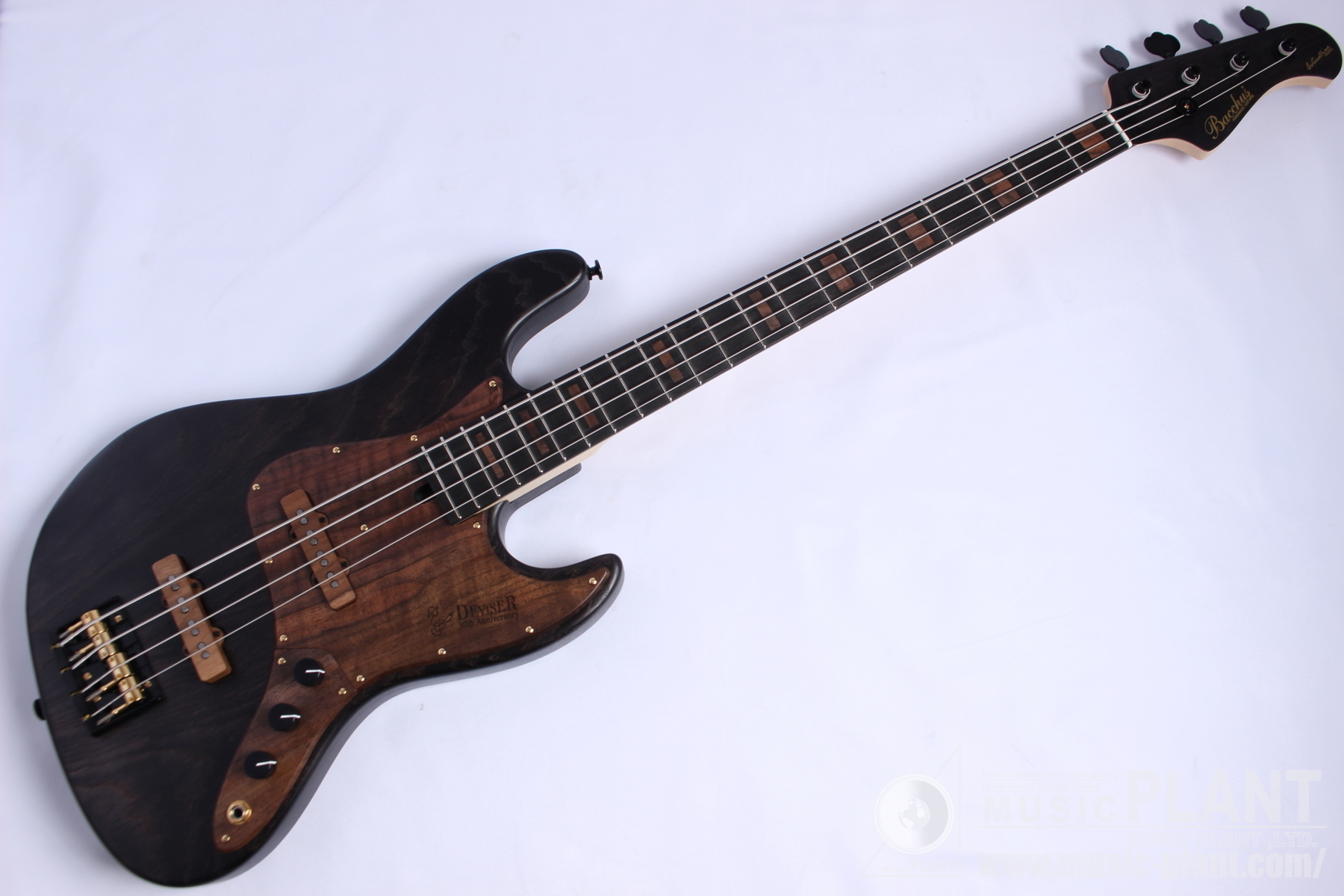 Bacchus Handmadeシリーズ エレキベースWOODLINE 4-SP21/E BLK/OIL-MH