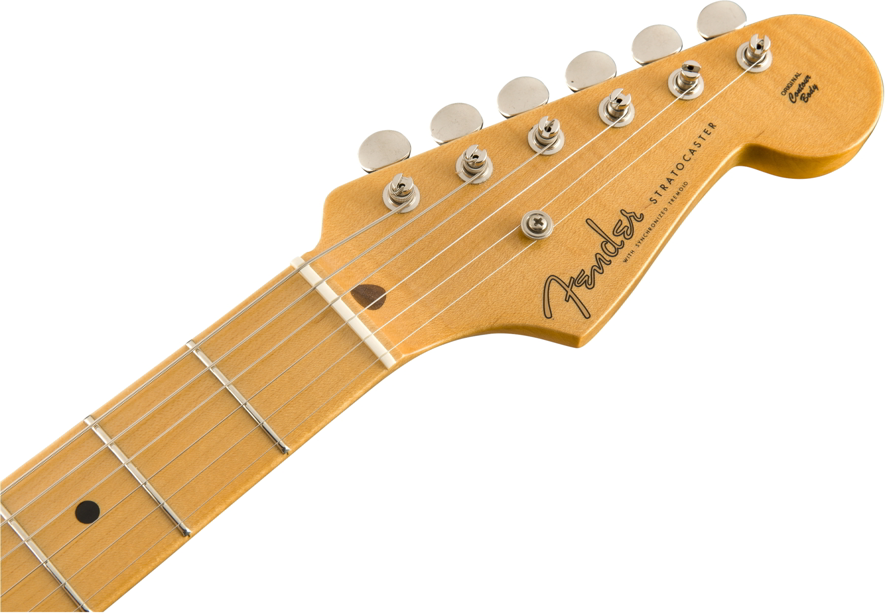 Vintage Custom 1955 Stratocaster NOS, Maple Fingerboard, Wide-Fade 2-Color Sunburstヘッド画像 Vintage Custom 1955 Stratocaster NOS, Maple Fingerboard, Wide-Fade 2-Color Sunburstヘッド画像
