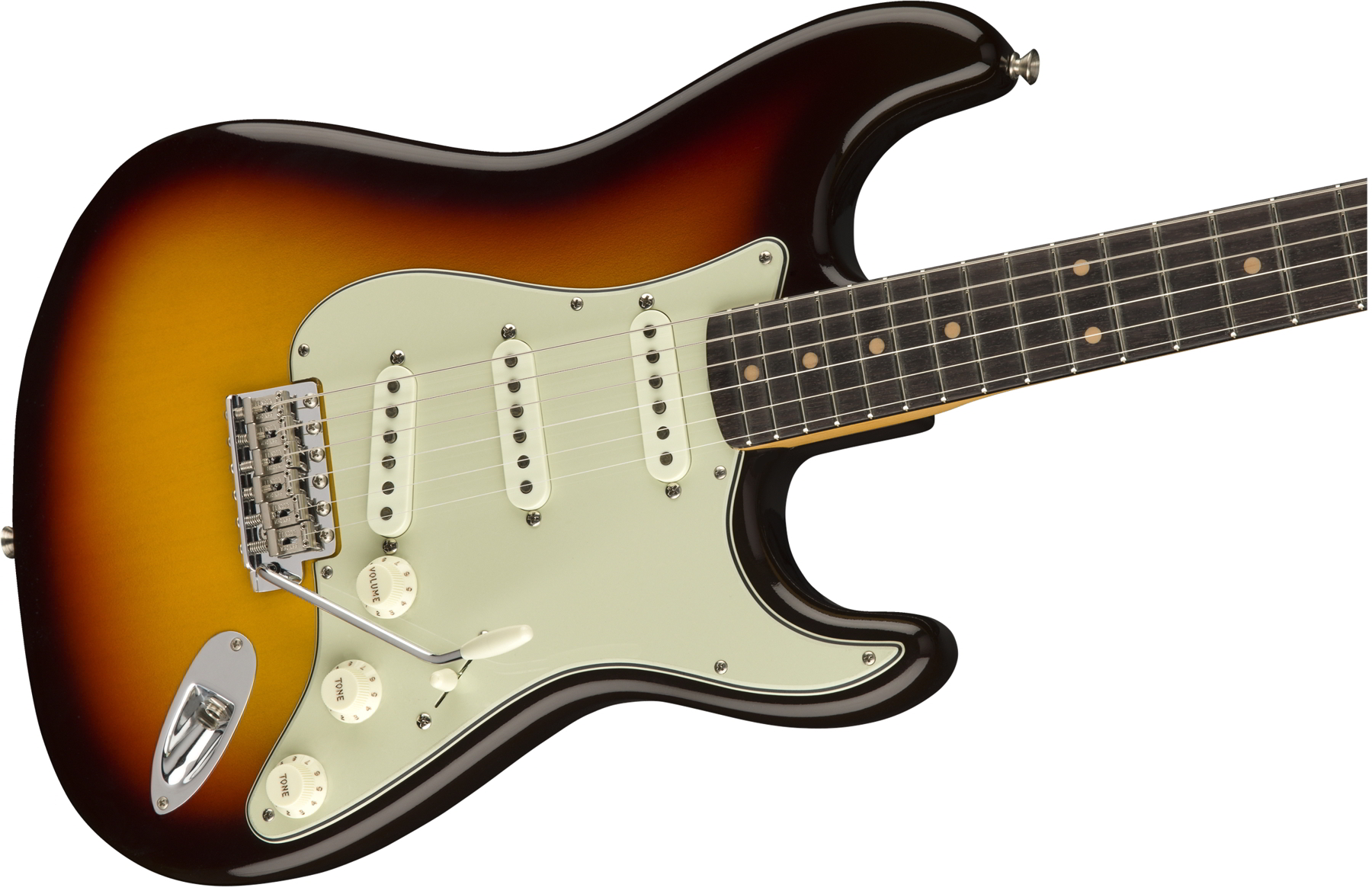 Vintage Custom 1959 Stratocaster NOS, Rosewood Fingerboard, Chocolate 3-Color Sunburst追加画像