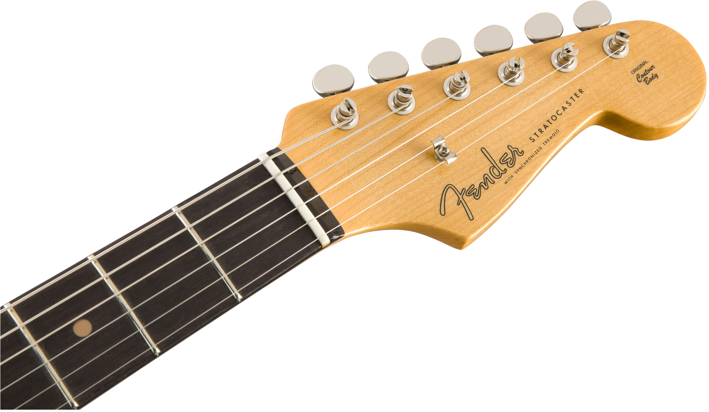 Vintage Custom 1959 Stratocaster NOS, Rosewood Fingerboard, Chocolate 3-Color Sunburstヘッド画像 Vintage Custom 1959 Stratocaster NOS, Rosewood Fingerboard, Chocolate 3-Color Sunburstヘッド画像
