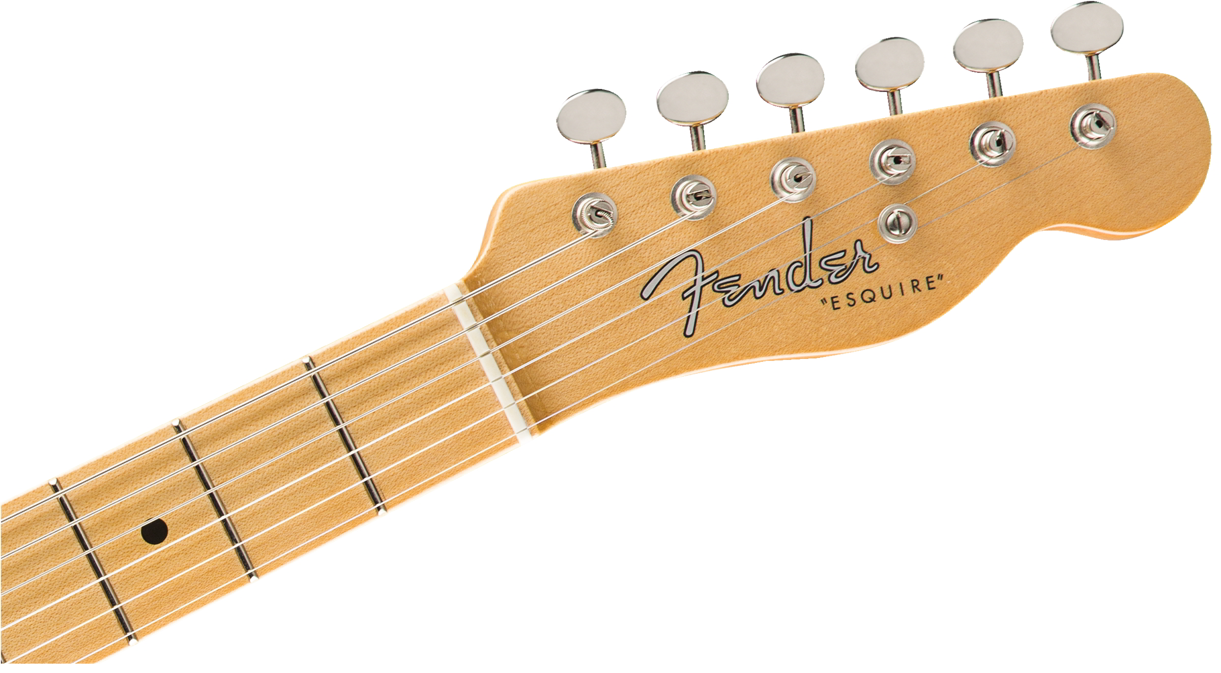 Vintage Custom 1950 Double Esquire® NOS, Maple Fingerboard, Nocaster® Blondeヘッド画像 Vintage Custom 1950 Double Esquire® NOS, Maple Fingerboard, Nocaster® Blondeヘッド画像
