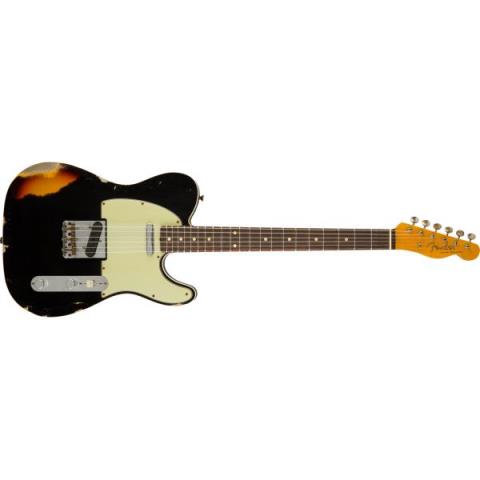 1960 Telecaster Custom Heavy Relic, Rosewood Fingerboard, Aged Black over Chocolate 3-Color Sunburstサムネイル