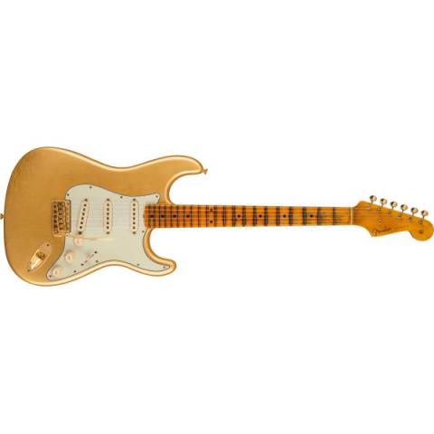 Fender Custom Shop-ストラトキャスターLimited Edition '62 Bone Tone Stratocaster Journeyman Relic, Maple Fingerboard, Aged Aztec Gold