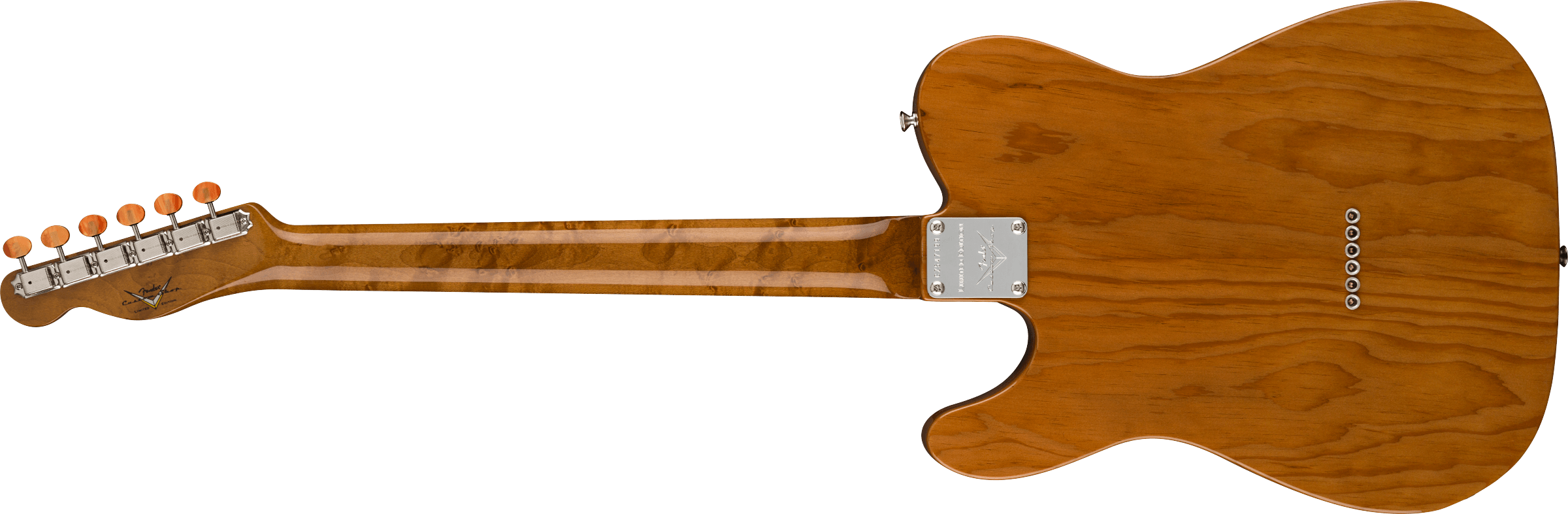 Limited Edition Knotty Pine Tele Thinline, AAA Rosewood Fingerboard, Aged Natural背面画像 Limited Edition Knotty Pine Tele Thinline, AAA Rosewood Fingerboard, Aged Natural背面画像