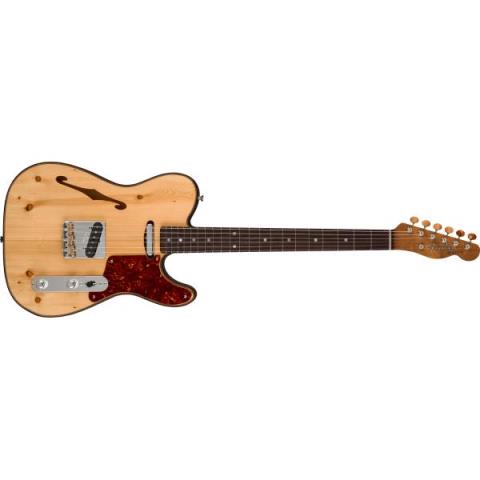 Fender Custom Shop-エレキギターLimited Edition Knotty Pine Tele Thinline, AAA Rosewood Fingerboard, Aged Natural