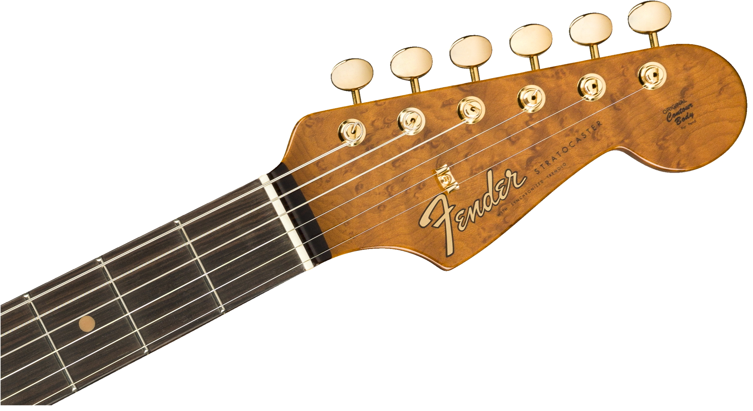 Artisan Maple Burl Strat NOS, Ebony Madagascar Fingerboard, Aged Naturalヘッド画像 Artisan Maple Burl Strat NOS, Ebony Madagascar Fingerboard, Aged Naturalヘッド画像