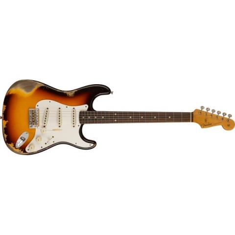 1959 Stratocaster Heavy Relic, Rosewood Fingerboard, Faded Aged Chocolate 3-Color Sunburstサムネイル