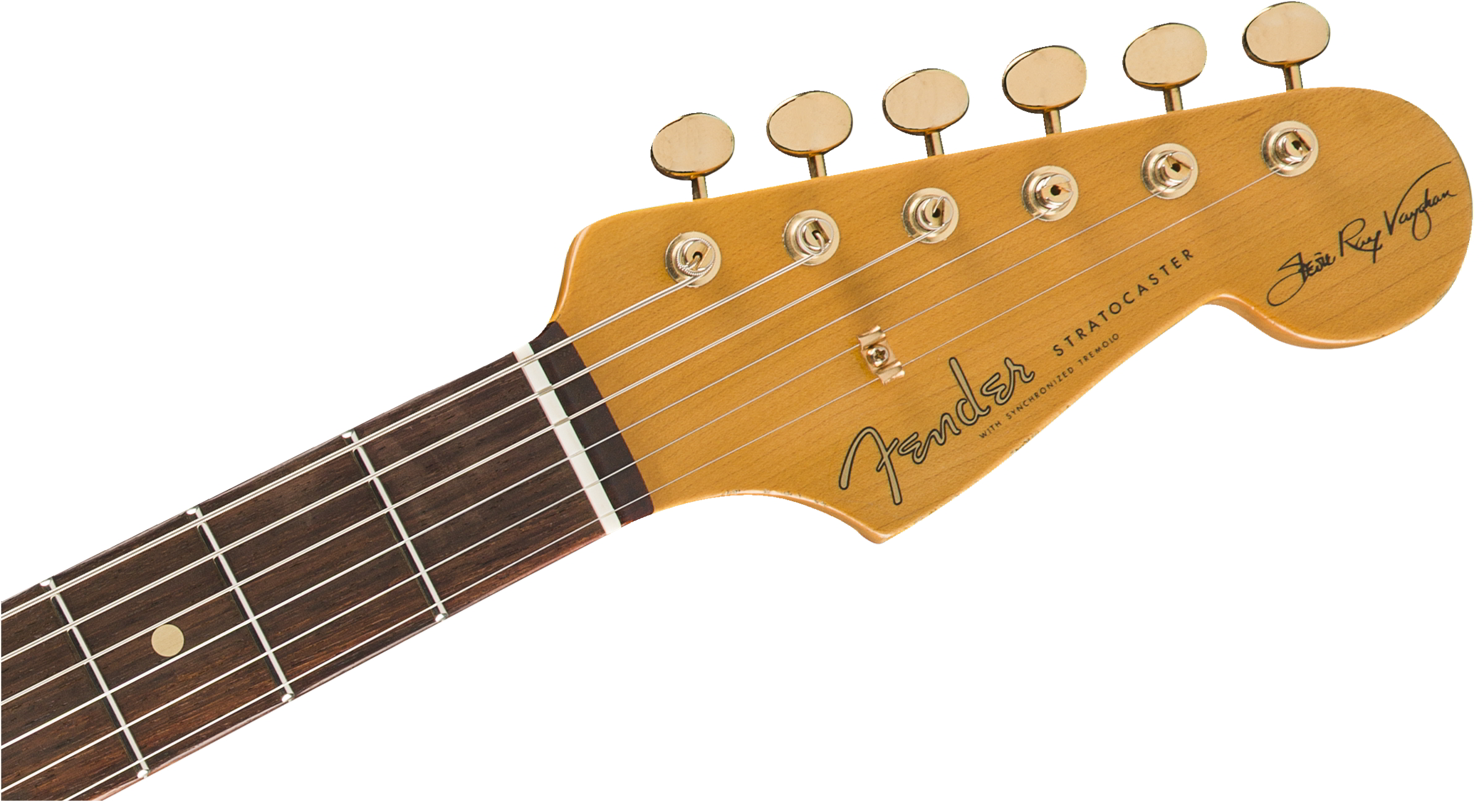 Stevie Ray Vaughan Signature Stratocaster Relic, Rosewood Fingerboard, Faded 3-Color Sunburstヘッド画像