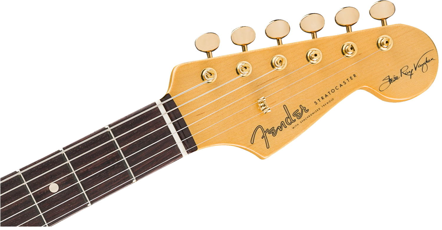 Stevie Ray Vaughan Signature Stratocaster, Rosewood Fingerboard, 3-Color Sunburstヘッド画像 Stevie Ray Vaughan Signature Stratocaster, Rosewood Fingerboard, 3-Color Sunburstヘッド画像
