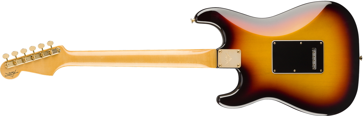 Stevie Ray Vaughan Signature Stratocaster, Rosewood Fingerboard, 3-Color Sunburst背面画像 Stevie Ray Vaughan Signature Stratocaster, Rosewood Fingerboard, 3-Color Sunburst背面画像