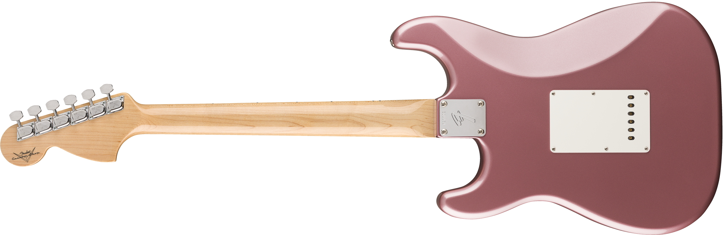 Yngwie Malmsteen Signature Stratocaster, Scalloped Maple Fingerboard, Burgundy Mist Metallic背面画像
