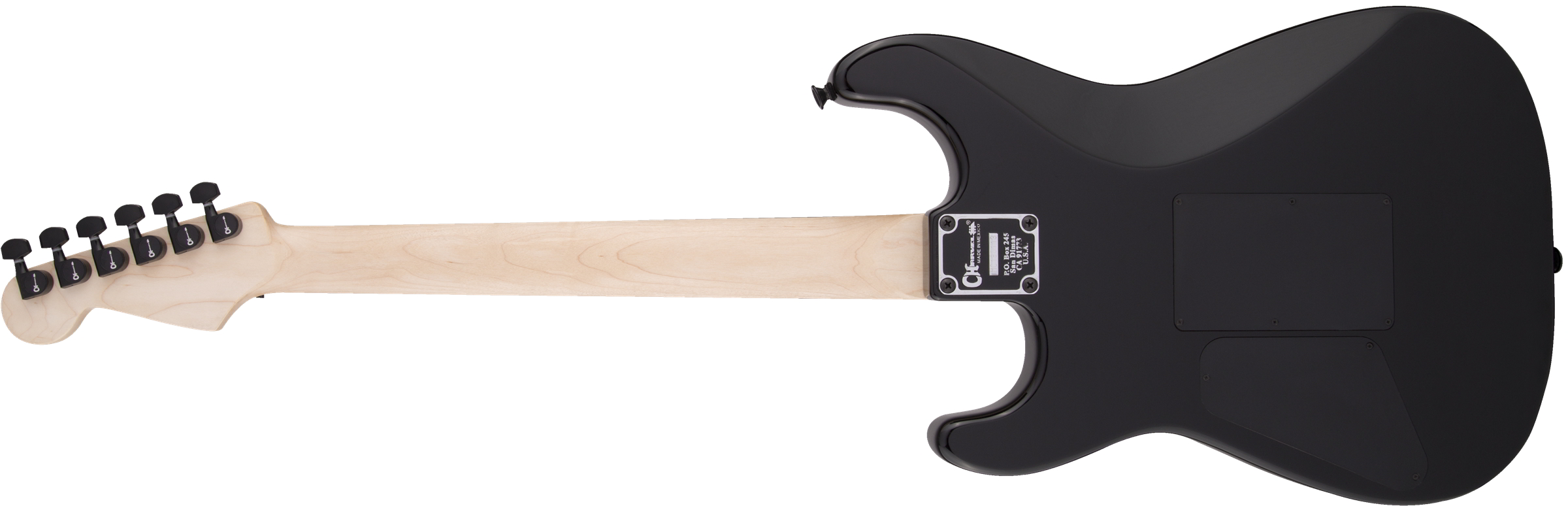 Pro-Mod San Dimas Style 1 HH FR E, Ebony Fingerboard, Gloss Black背面画像 Pro-Mod San Dimas Style 1 HH FR E, Ebony Fingerboard, Gloss Black背面画像