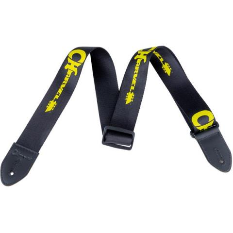 Charvel Strap, Black with Yellow Logoサムネイル