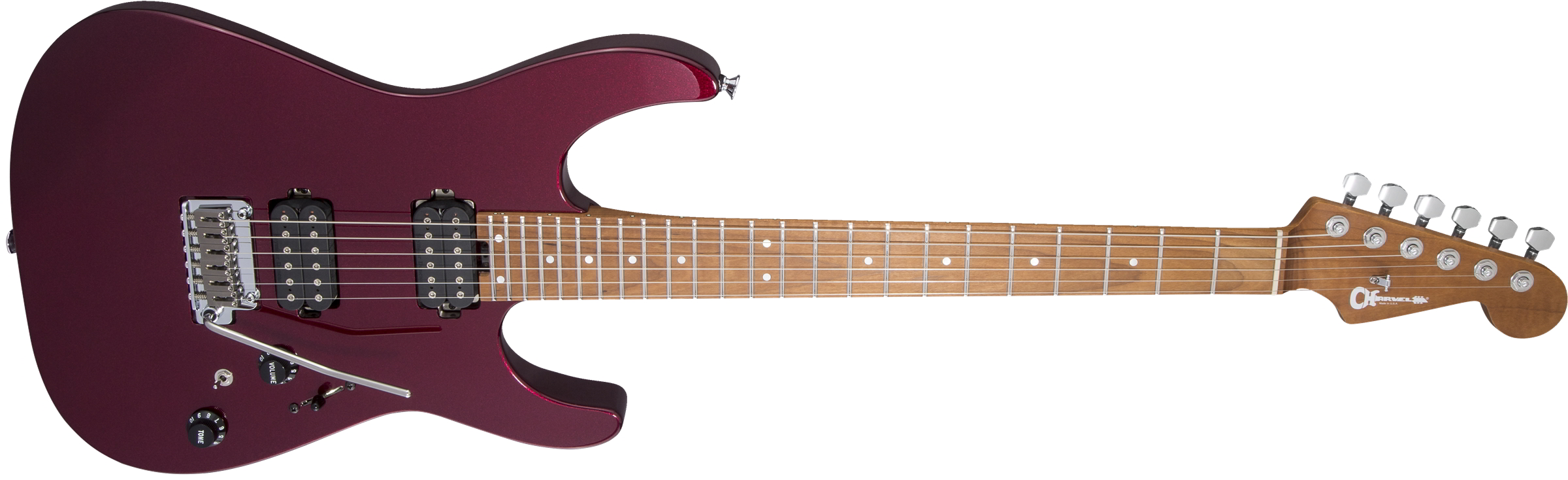 USA Select DK24 HH 2PT CM, Caramelized Flame Maple Fingerboard, Oxblood追加画像 USA Select DK24 HH 2PT CM, Caramelized Flame Maple Fingerboard, Oxblood追加画像