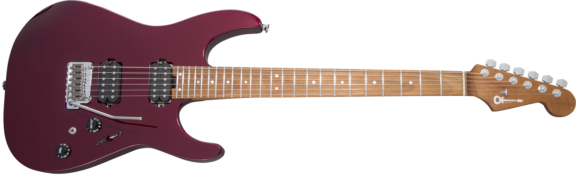 USA Select DK24 HH 2PT CM, Caramelized Flame Maple Fingerboard, Oxblood追加画像 USA Select DK24 HH 2PT CM, Caramelized Flame Maple Fingerboard, Oxblood追加画像