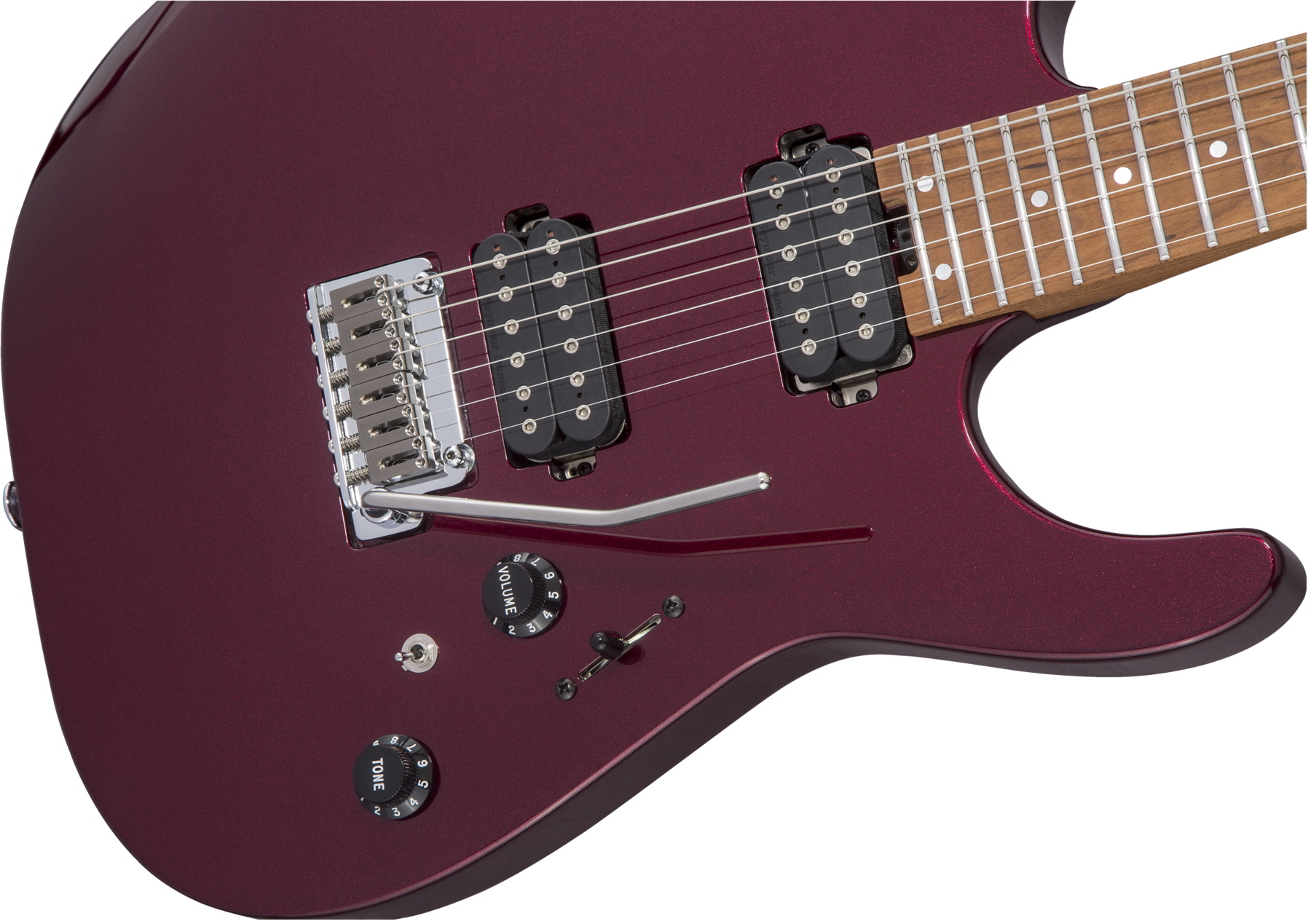 USA Select DK24 HH 2PT CM, Caramelized Flame Maple Fingerboard, Oxblood追加画像 USA Select DK24 HH 2PT CM, Caramelized Flame Maple Fingerboard, Oxblood追加画像