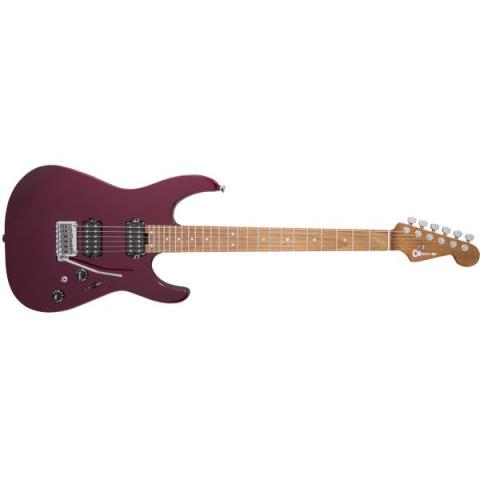 Charvel-エレキギターUSA Select DK24 HH 2PT CM, Caramelized Flame Maple Fingerboard, Oxblood