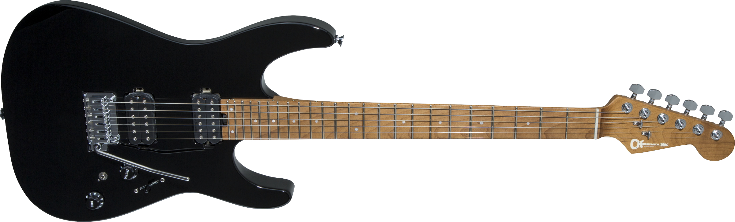 Pro-Mod DK24 HH 2PT CM, Caramelized Maple Fingerboard, Gloss Black追加画像 Pro-Mod DK24 HH 2PT CM, Caramelized Maple Fingerboard, Gloss Black追加画像