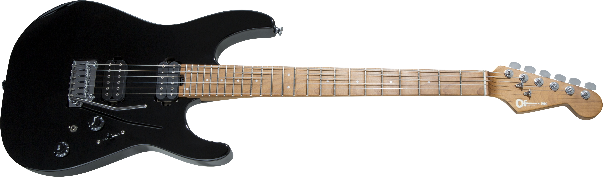 Pro-Mod DK24 HH 2PT CM, Caramelized Maple Fingerboard, Gloss Black追加画像 Pro-Mod DK24 HH 2PT CM, Caramelized Maple Fingerboard, Gloss Black追加画像
