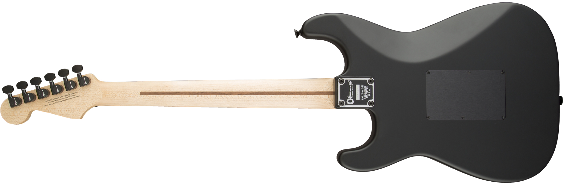 USA Select So-Cal HSS FR, Rosewood Fingerboard, Pitch Black背面画像 USA Select So-Cal HSS FR, Rosewood Fingerboard, Pitch Black背面画像