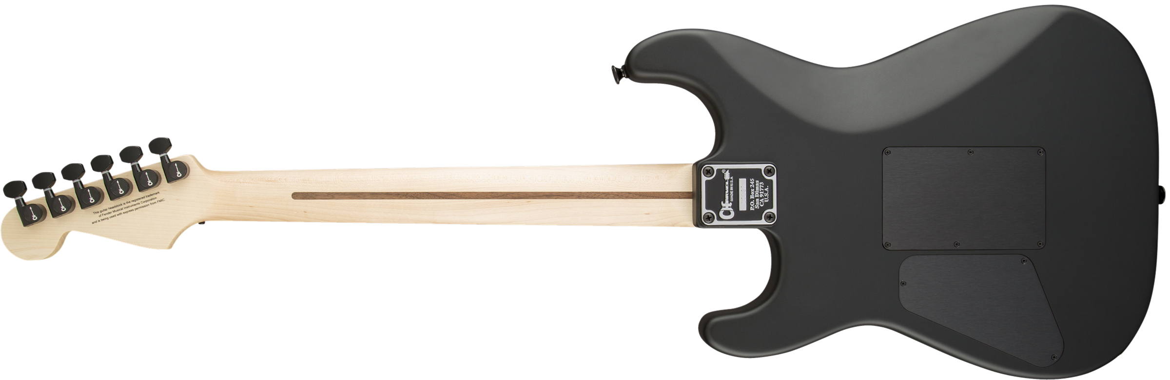 USA Select San Dimas Style 1 HSS FR, Maple Fingerboard, Pitch Black背面画像 USA Select San Dimas Style 1 HSS FR, Maple Fingerboard, Pitch Black背面画像