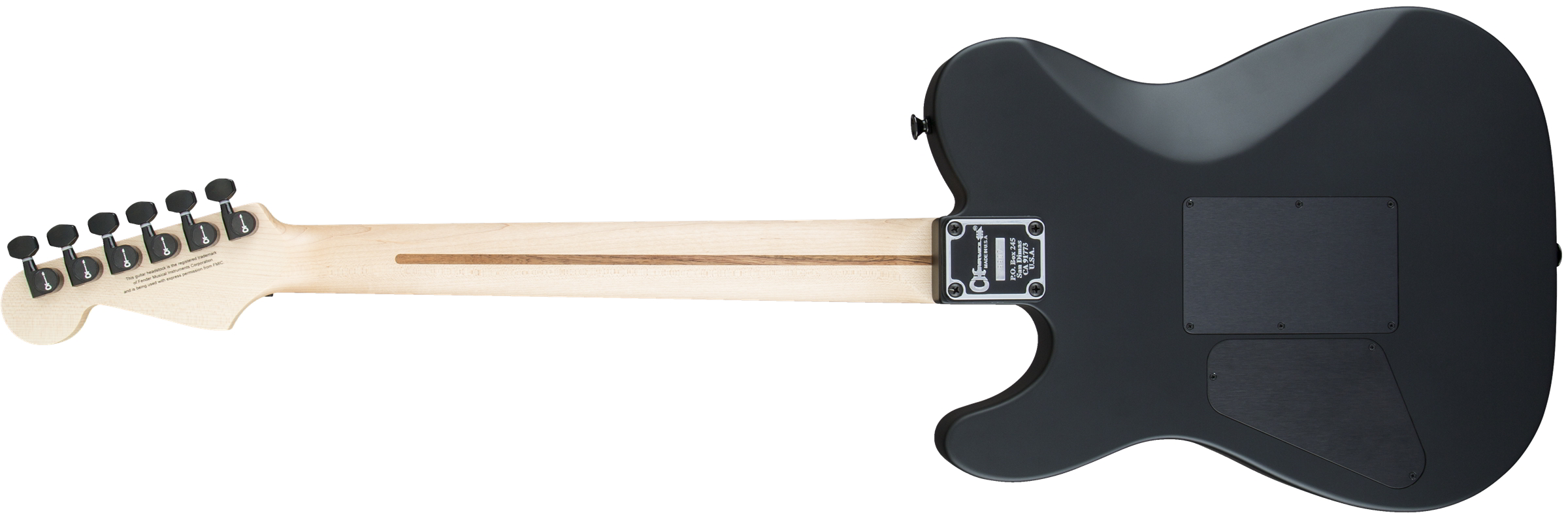 USA Select San Dimas Style 2 HH FR, Maple Fingerboard, Pitch Black背面画像 USA Select San Dimas Style 2 HH FR, Maple Fingerboard, Pitch Black背面画像