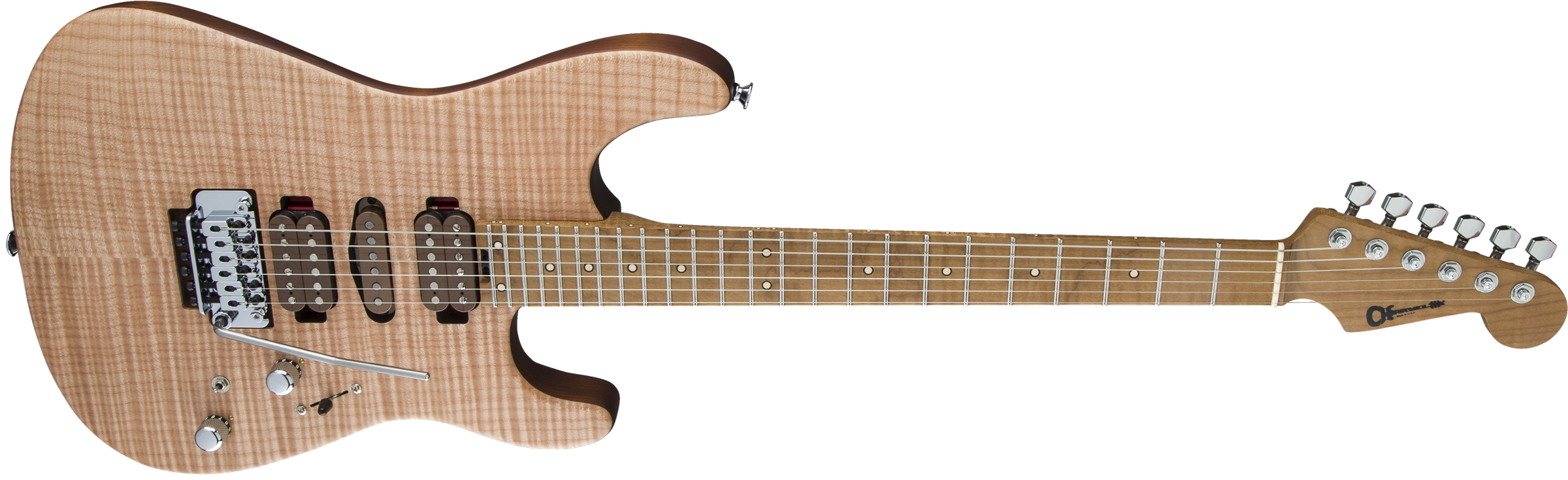 Guthrie Govan Signature HSH Flame Maple, Caramelized Flame Maple Fingerboard, Natural追加画像 Guthrie Govan Signature HSH Flame Maple, Caramelized Flame Maple Fingerboard, Natural追加画像