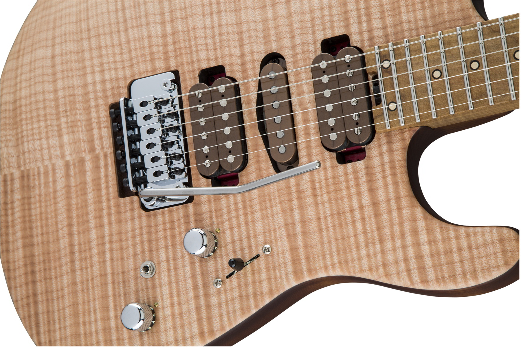 Guthrie Govan Signature HSH Flame Maple, Caramelized Flame Maple Fingerboard, Natural追加画像 Guthrie Govan Signature HSH Flame Maple, Caramelized Flame Maple Fingerboard, Natural追加画像