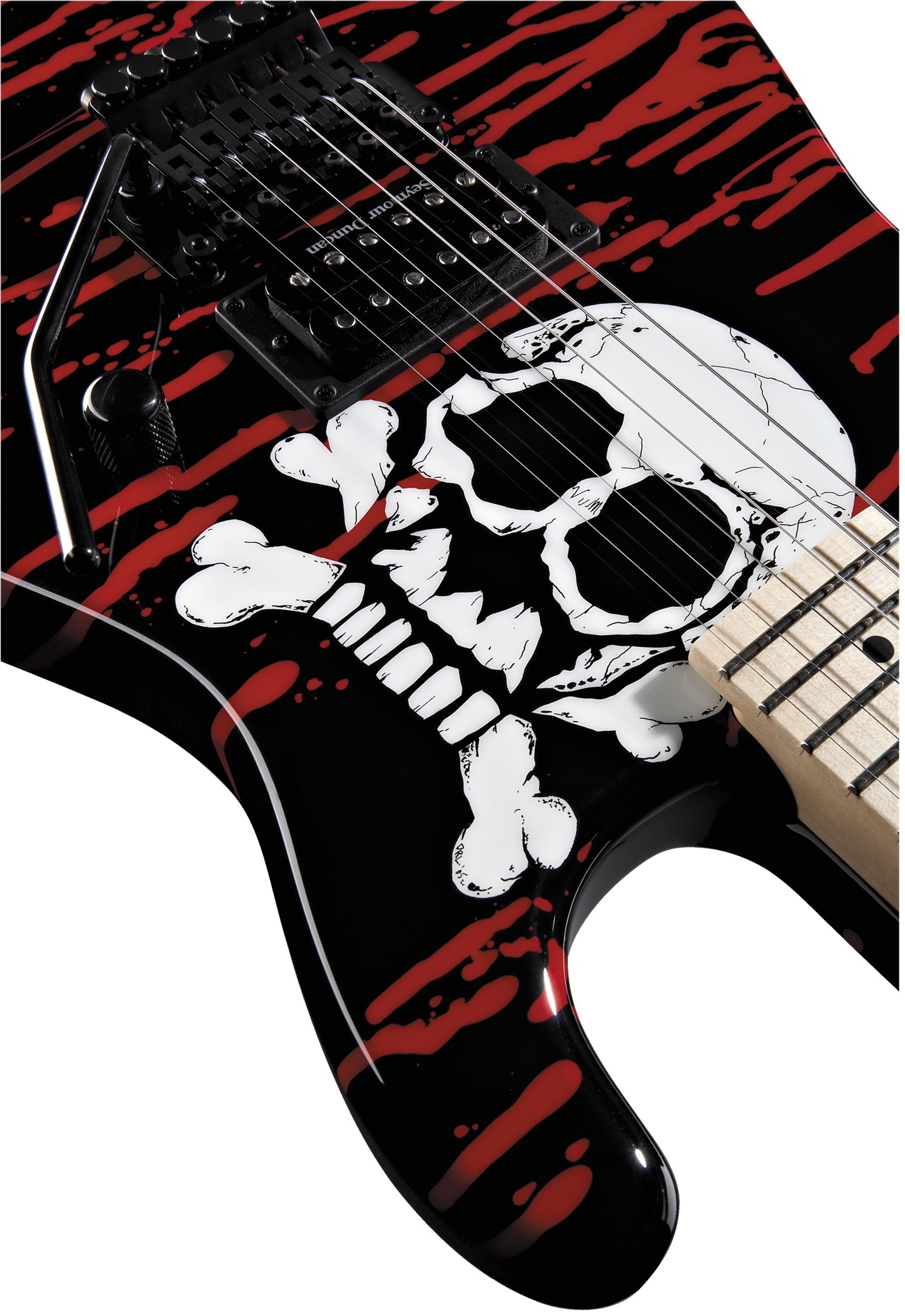 Warren DeMartini USA Signature San Dimas, Maple Fingerboard, Blood and Skull背面画像 Warren DeMartini USA Signature San Dimas, Maple Fingerboard, Blood and Skull背面画像