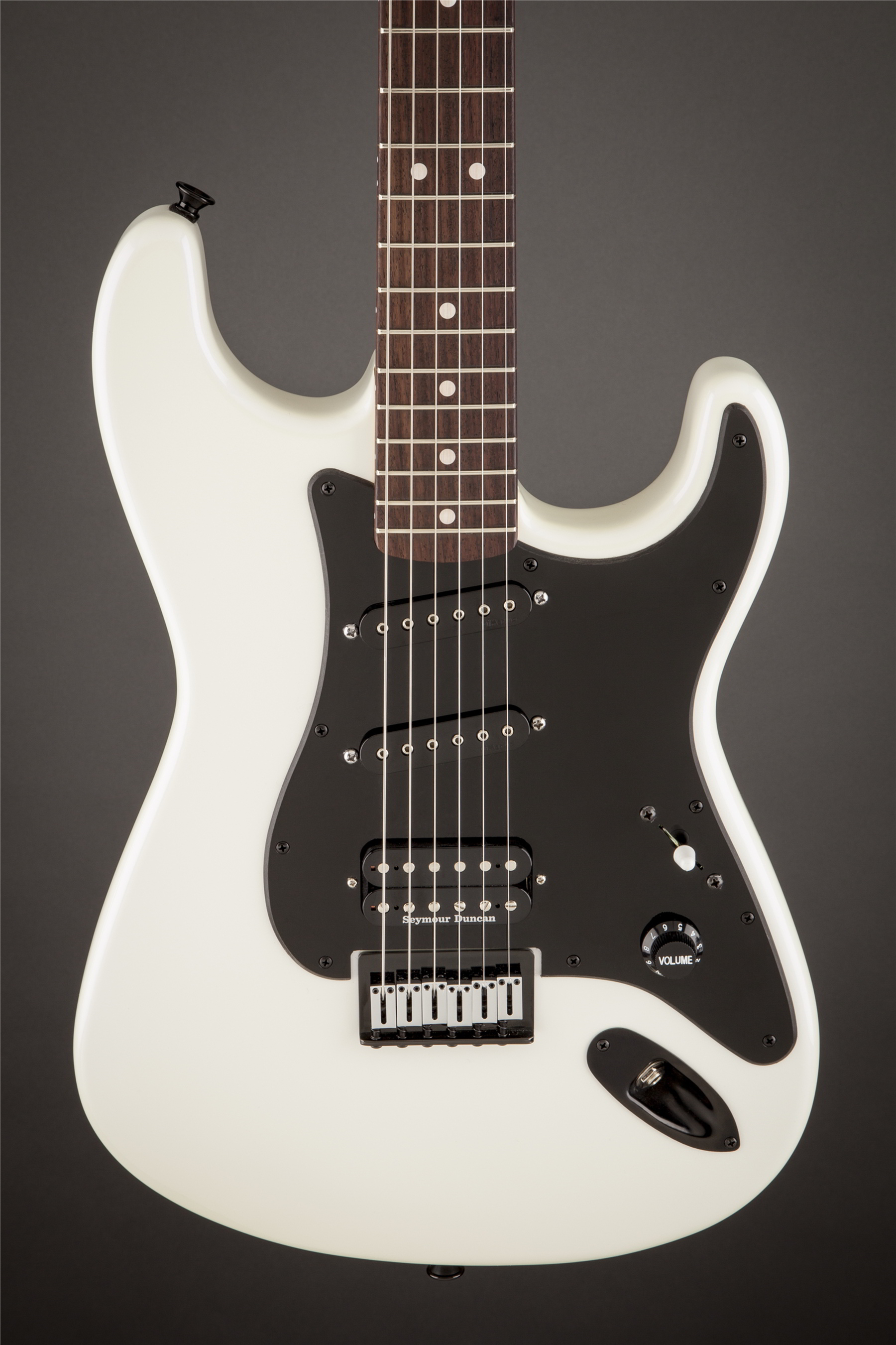 Jake E Lee USA Signature Model, Rosewood Fingerboard, Pearl White with Lavender Hue背面画像 Jake E Lee USA Signature Model, Rosewood Fingerboard, Pearl White with Lavender Hue背面画像
