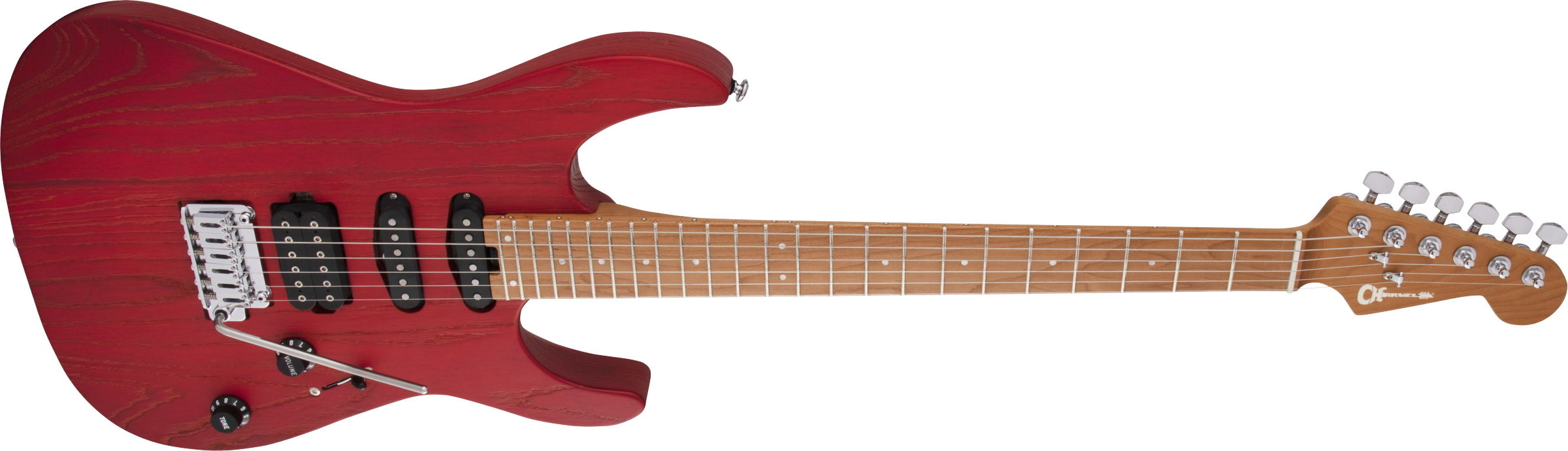 Pro-Mod DK24 HSS 2PT CM Ash, Caramelized Maple Fingerboard, Red Ash追加画像 Pro-Mod DK24 HSS 2PT CM Ash, Caramelized Maple Fingerboard, Red Ash追加画像