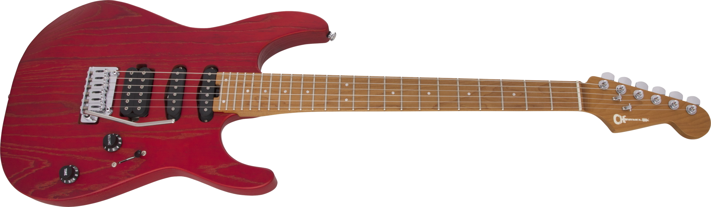Pro-Mod DK24 HSS 2PT CM Ash, Caramelized Maple Fingerboard, Red Ash追加画像 Pro-Mod DK24 HSS 2PT CM Ash, Caramelized Maple Fingerboard, Red Ash追加画像