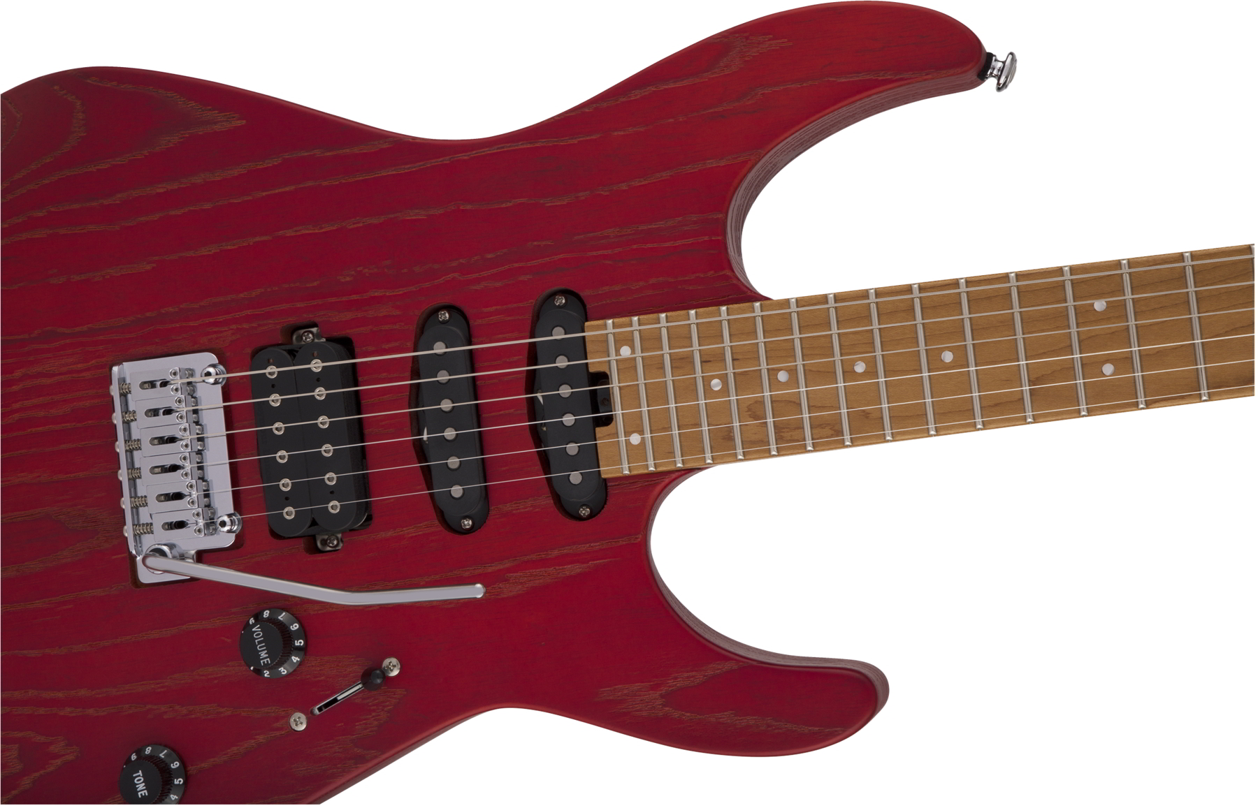 Pro-Mod DK24 HSS 2PT CM Ash, Caramelized Maple Fingerboard, Red Ash追加画像 Pro-Mod DK24 HSS 2PT CM Ash, Caramelized Maple Fingerboard, Red Ash追加画像