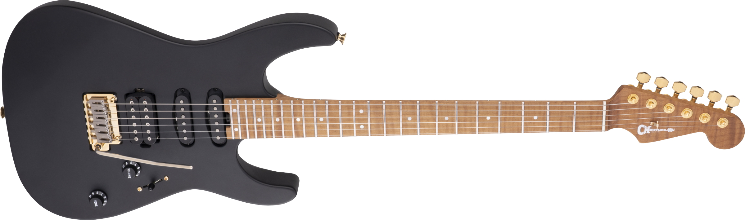USA Select DK24 HSS 2PT CM, Caramelized Maple Fingerboard, Satin Black追加画像 USA Select DK24 HSS 2PT CM, Caramelized Maple Fingerboard, Satin Black追加画像