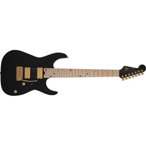 Charvel-エレキギターAngel Vivaldi Signature DK24-7 Nova, Maple Fingerboard, Satin Black