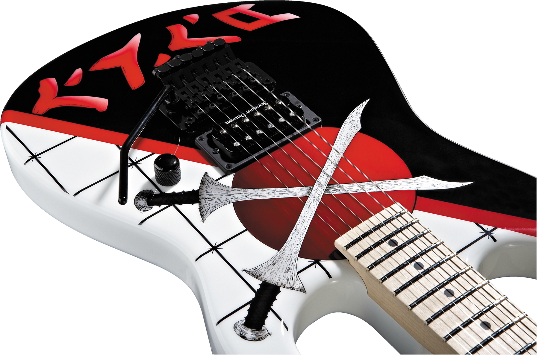 Warren DeMartini USA Signature San Dimas, Maple Fingerboard, Cross Swords背面画像 Warren DeMartini USA Signature San Dimas, Maple Fingerboard, Cross Swords背面画像