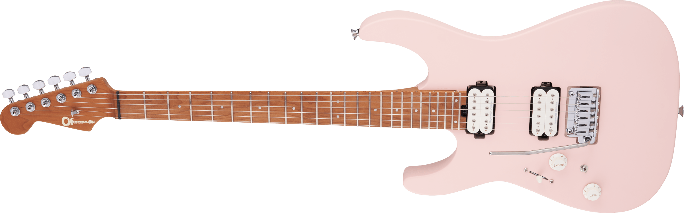 Pro-Mod DK24 HH 2PT CM LH, Caramelized Fingerboard, Satin Shell Pink追加画像 Pro-Mod DK24 HH 2PT CM LH, Caramelized Fingerboard, Satin Shell Pink追加画像